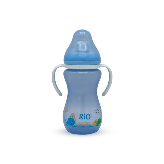 Rio's Wide Caliber-tinted color PP Feeding Bottle (330 ml)