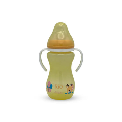 Rio's Wide Caliber-tinted color PP Feeding Bottle (330 ml)