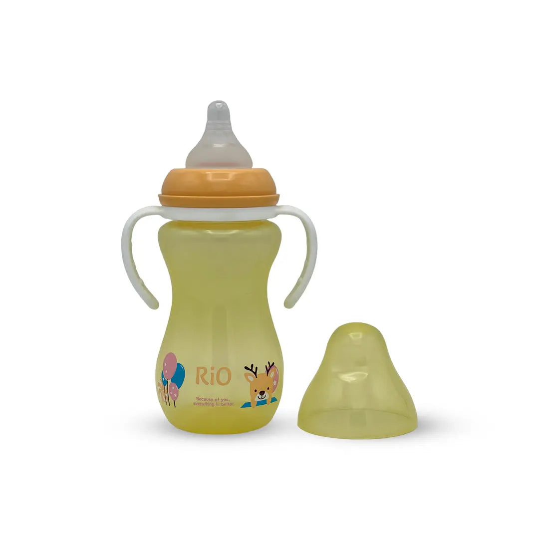 Rio's Wide Caliber-tinted color PP Feeding Bottle (330 ml)