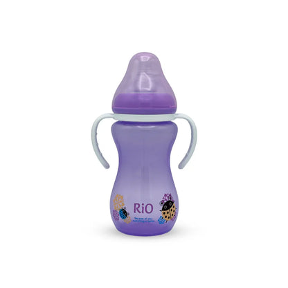Rio's Wide Caliber-tinted color PP Feeding Bottle (330 ml)