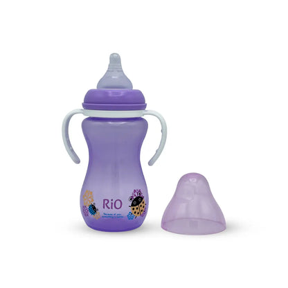 Rio's Wide Caliber-tinted color PP Feeding Bottle (330 ml)
