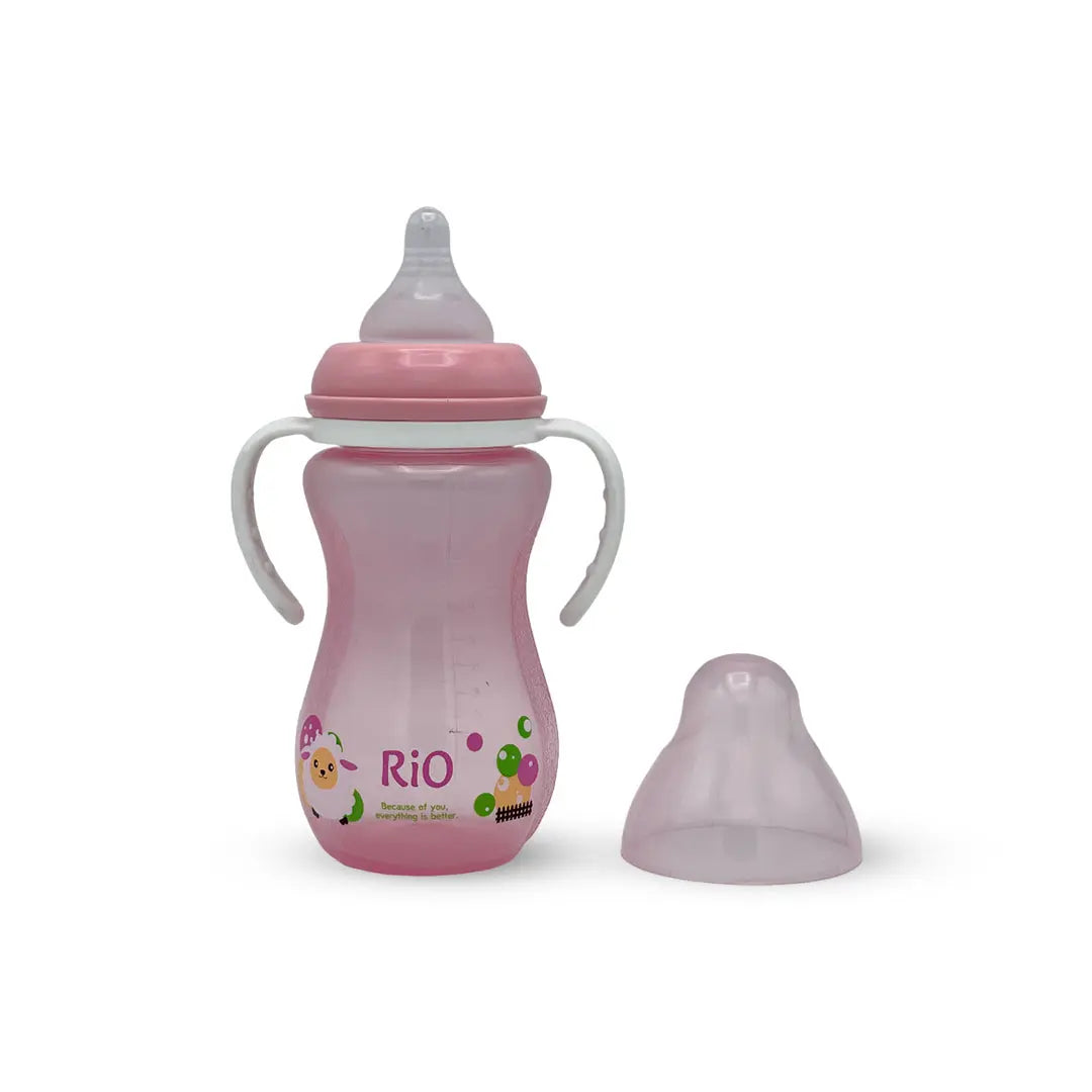 Rio's Wide Caliber-tinted color PP Feeding Bottle (330 ml)