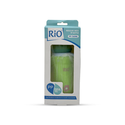 Rio's Regular Caliber- colored PP Feeding Bottle (260 ml)