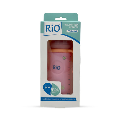 Rio's Regular Caliber- colored PP Feeding Bottle (260 ml)