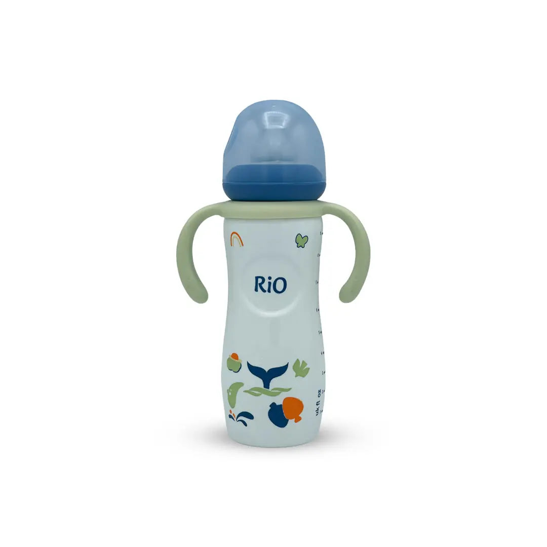 Rio's Regular Caliber- white PP Feeding Bottle (260 ml)