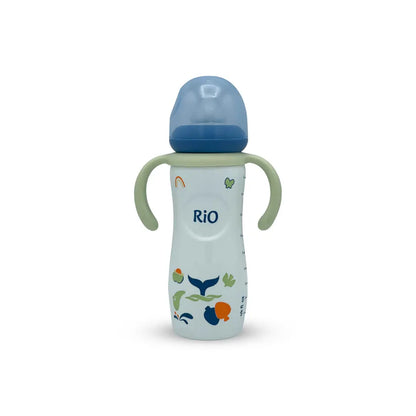 Rio's Regular Caliber- white PP Feeding Bottle (260 ml)