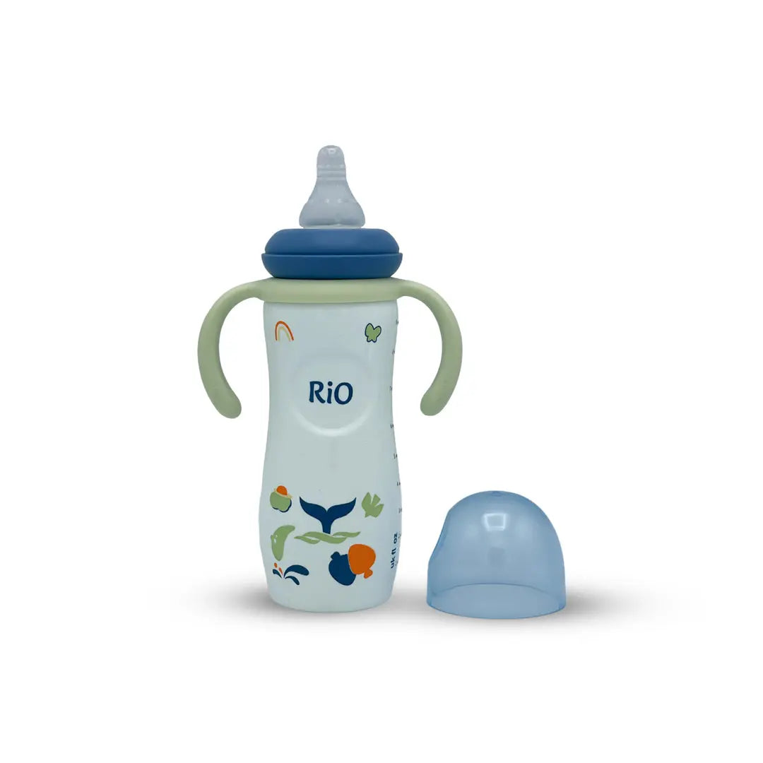 Rio's Regular Caliber- white PP Feeding Bottle (260 ml)