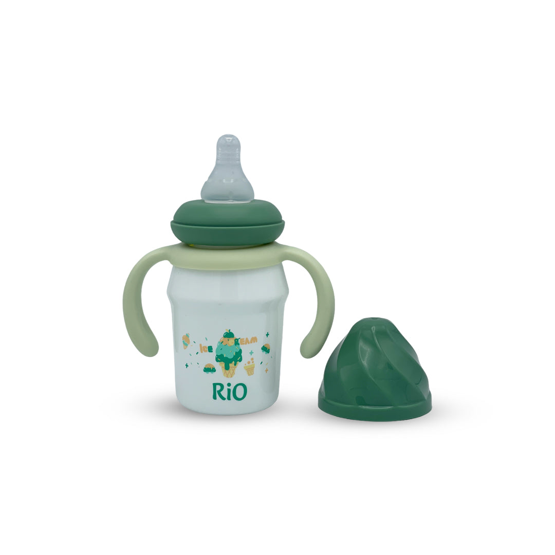 Rio's Regular Caliber-white PP Feeding Bottle (150 ml)