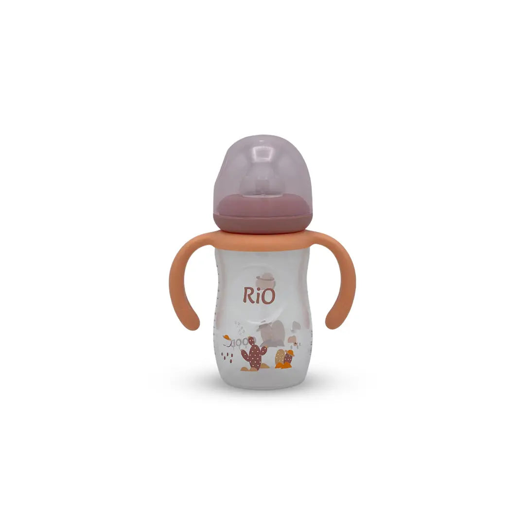 Rio's Regular Caliber- Transparent PP Feeding Bottle (150 ml)