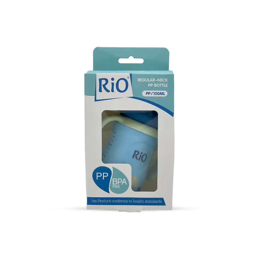 Rio's Regular Caliber-colored PP Feeding Bottle (150 ml)