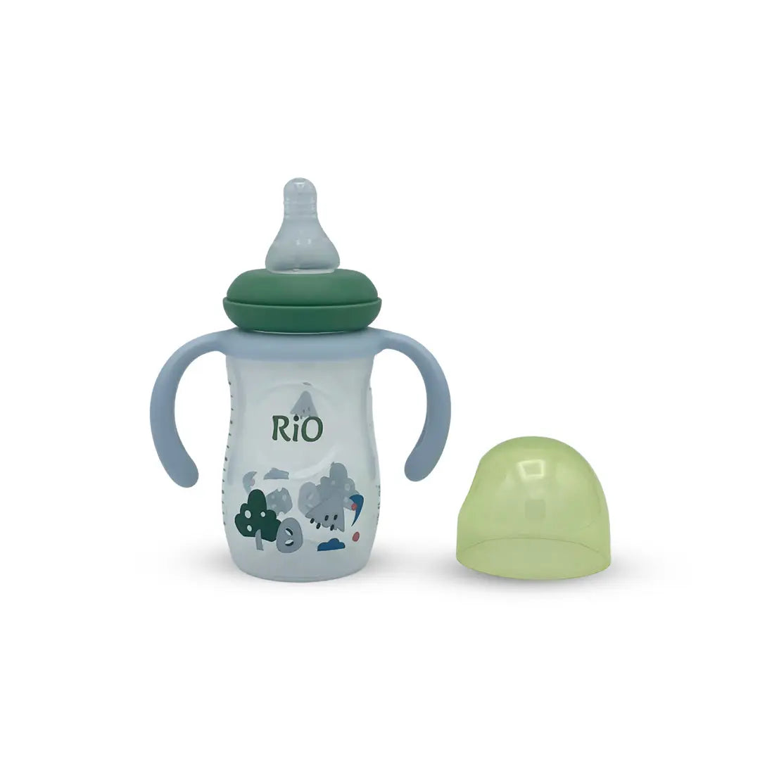 Rio's Regular Caliber- Transparent PP Feeding Bottle (150 ml)