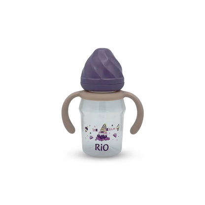 Rio's Regular Caliber-Transparent PP Feeding Bottle (150 ml)