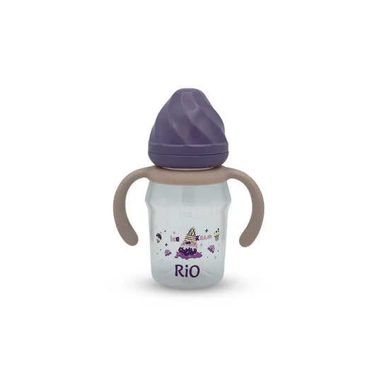 Rio's Regular Caliber-Transparent PP Feeding Bottle (150 ml)