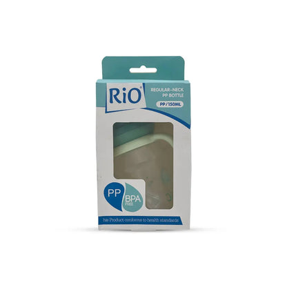 Rio's Regular Caliber-Transparent PP Feeding Bottle (150 ml)