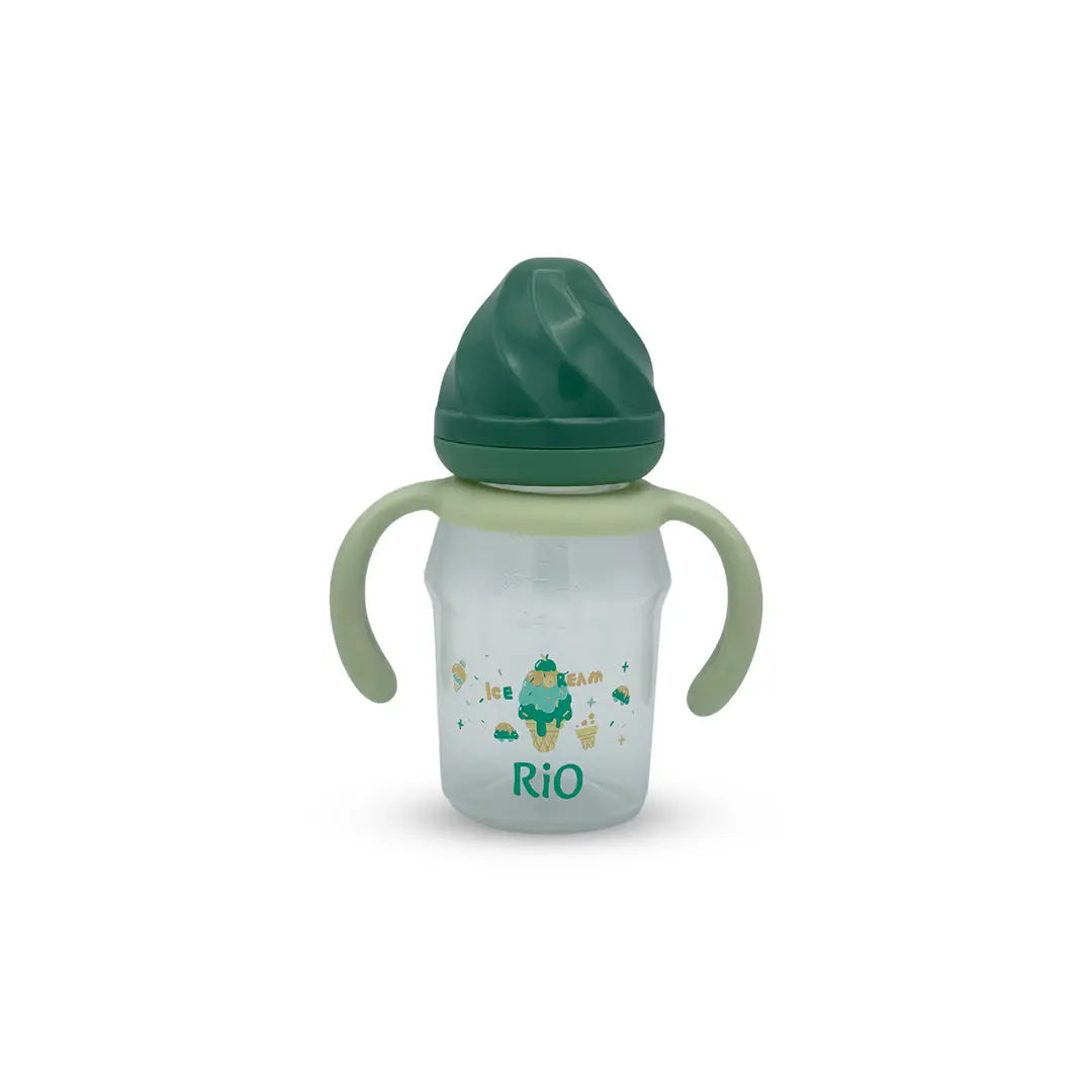 Rio's Regular Caliber-Transparent PP Feeding Bottle (150 ml)