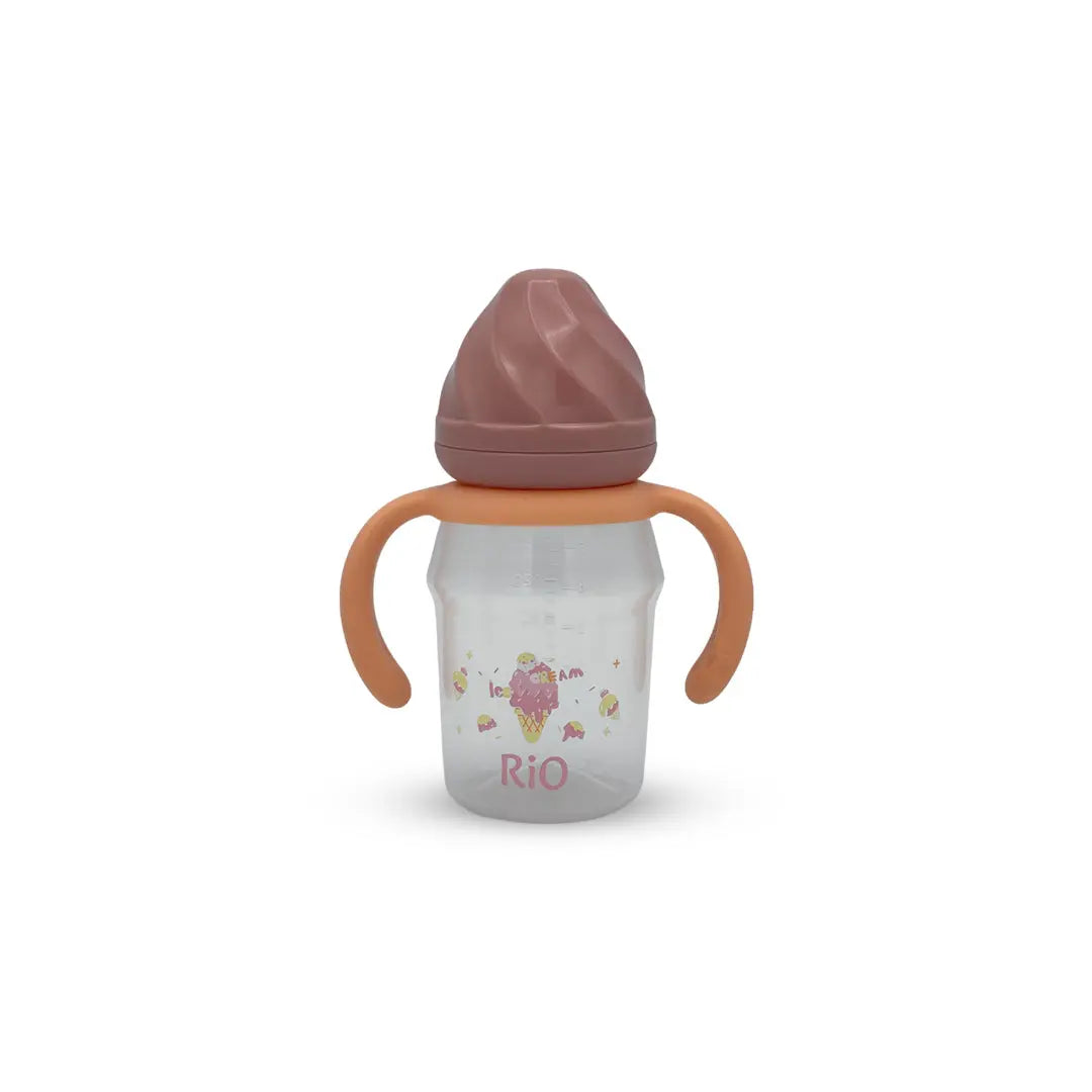 Rio's Regular Caliber-Transparent PP Feeding Bottle (150 ml)