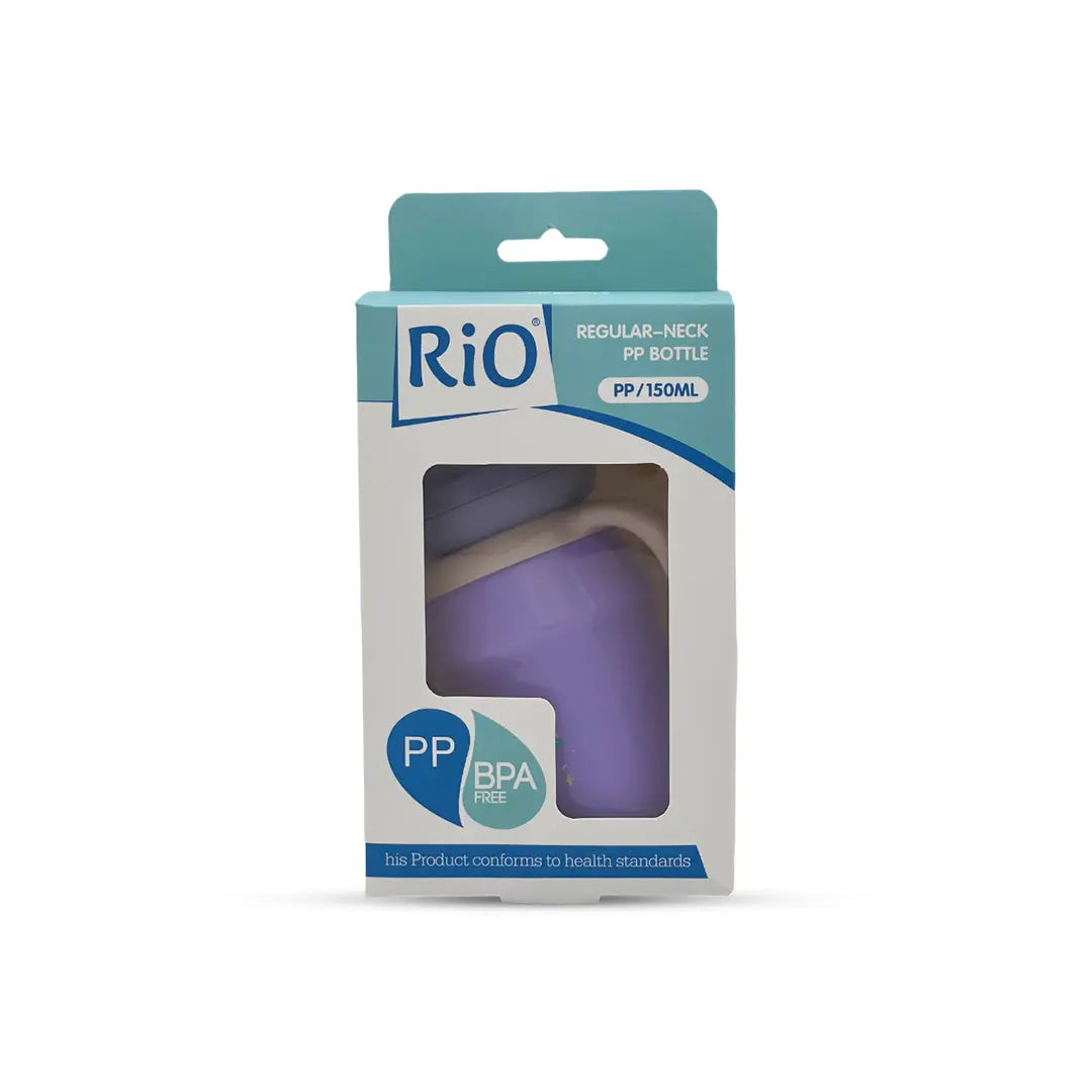Rio's Regular Caliber-colored PP Feeding Bottle (150 ml)