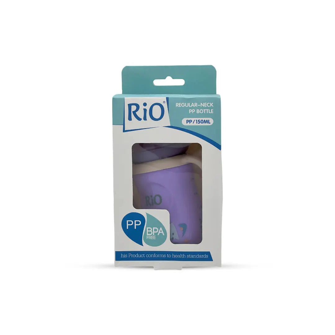 Rio's Regular Caliber-colored PP Feeding Bottle (150 ml)