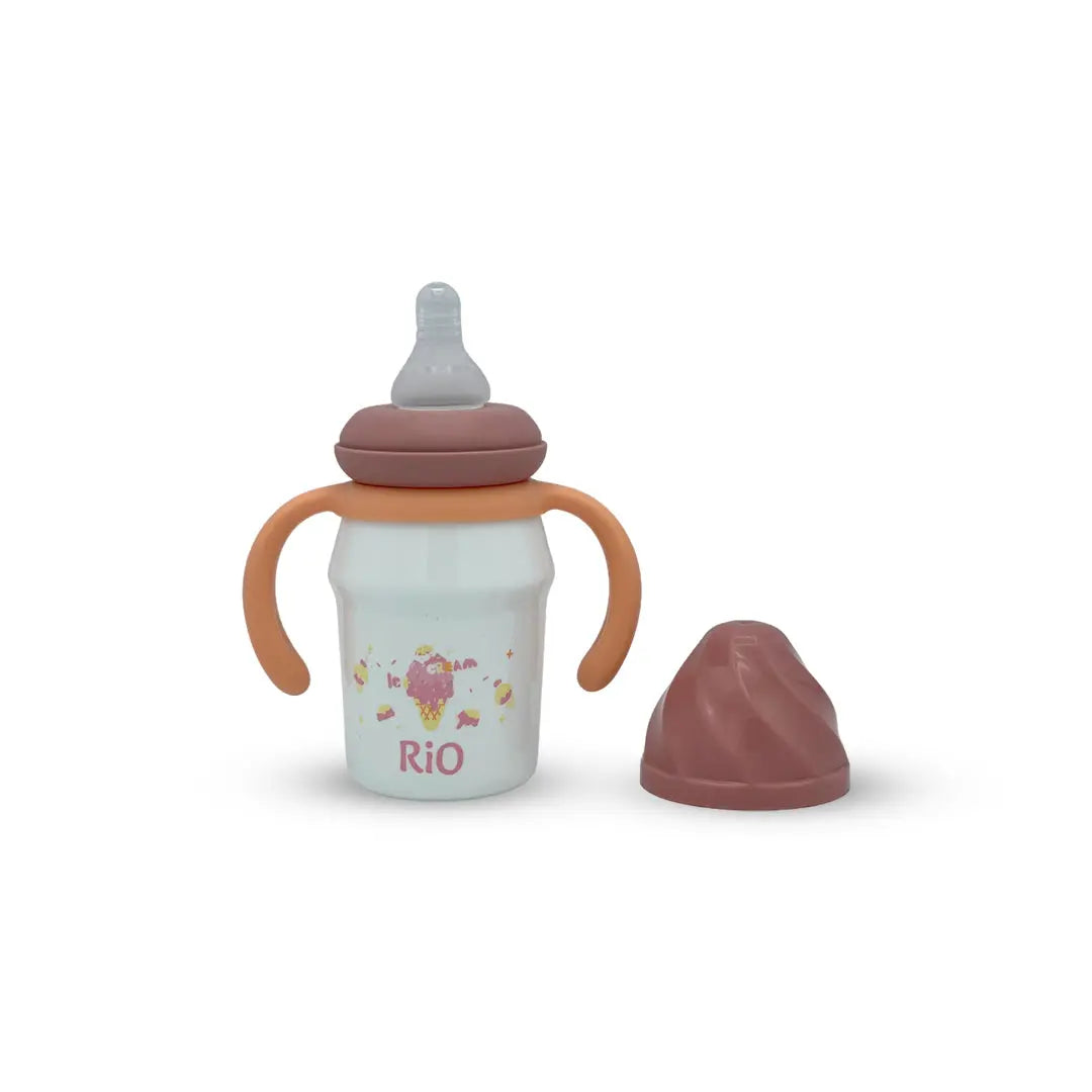 Rio's Regular Caliber-white PP Feeding Bottle (150 ml)