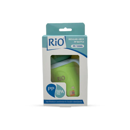 Rio's Regular Caliber-colored PP Feeding Bottle (150 ml)