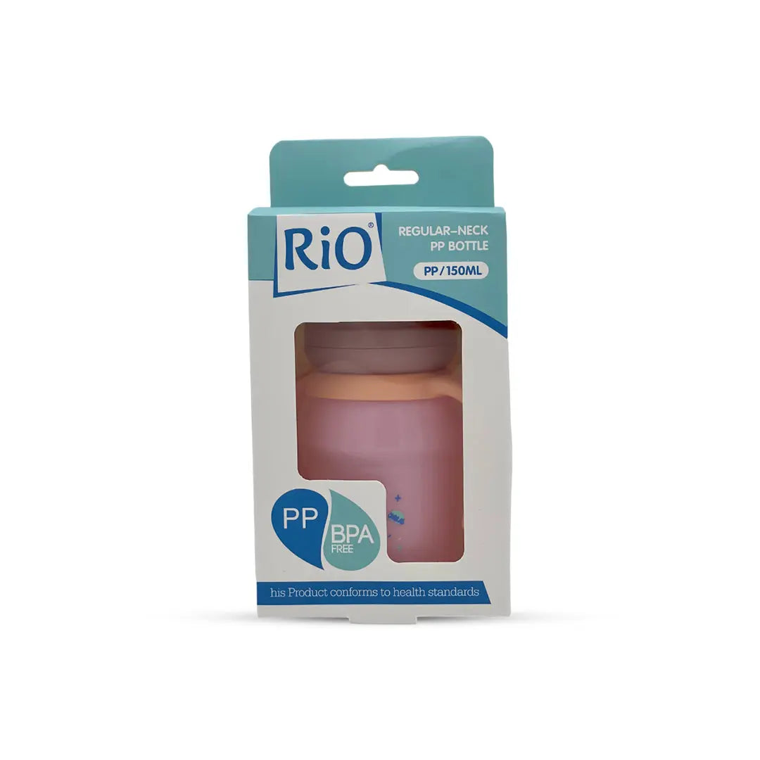 Rio's Regular Caliber-colored PP Feeding Bottle (150 ml)