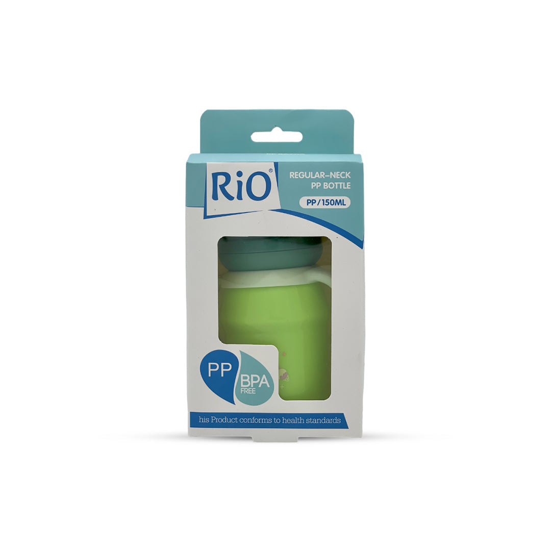 Rio's Regular Caliber-colored PP Feeding Bottle (150 ml)