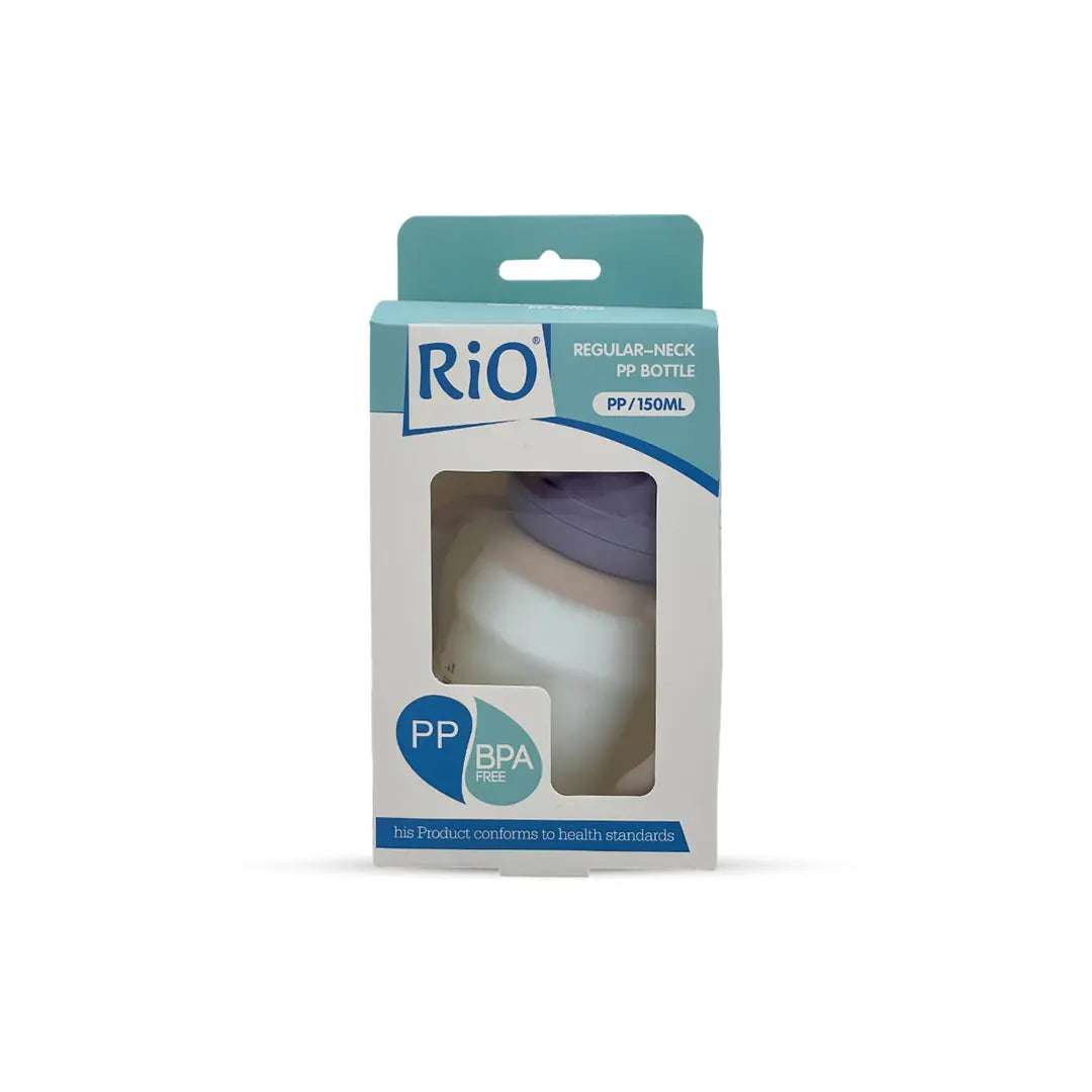 Rio's Regular Caliber-white PP Feeding Bottle (150 ml)
