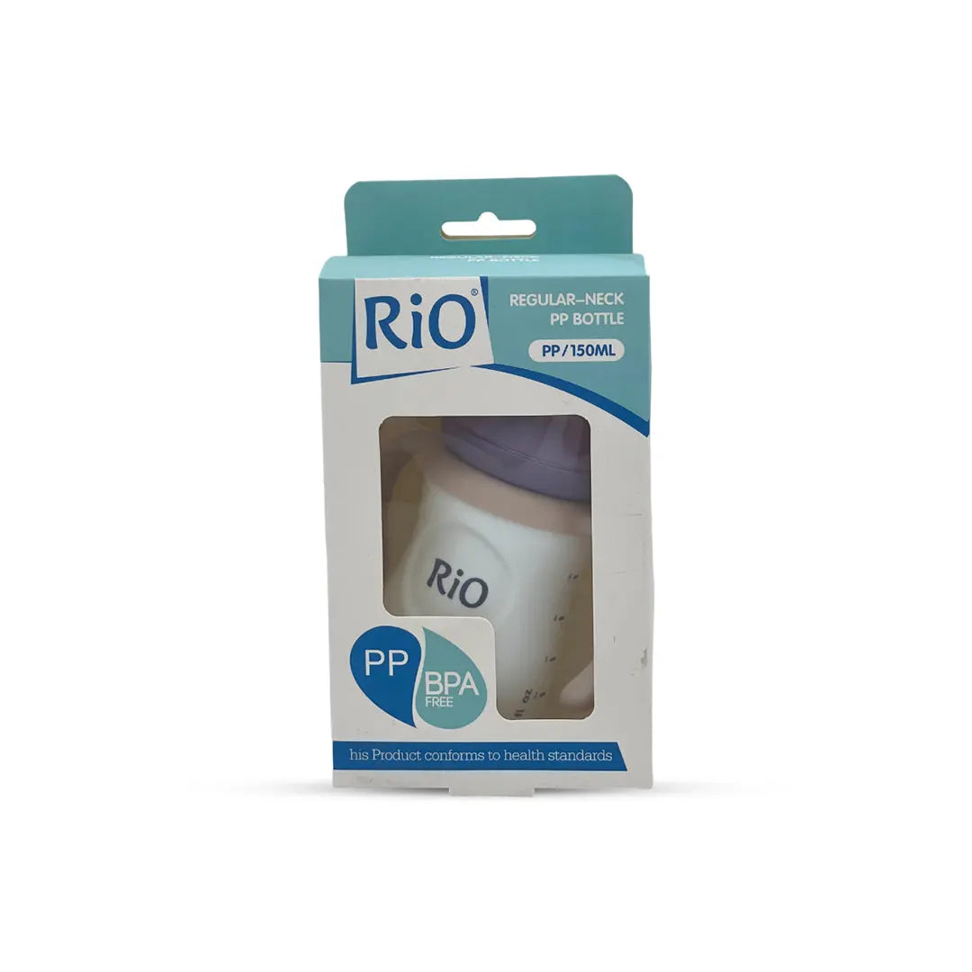 Rio's Regular Caliber-white PP Feeding Bottle (150 ml)
