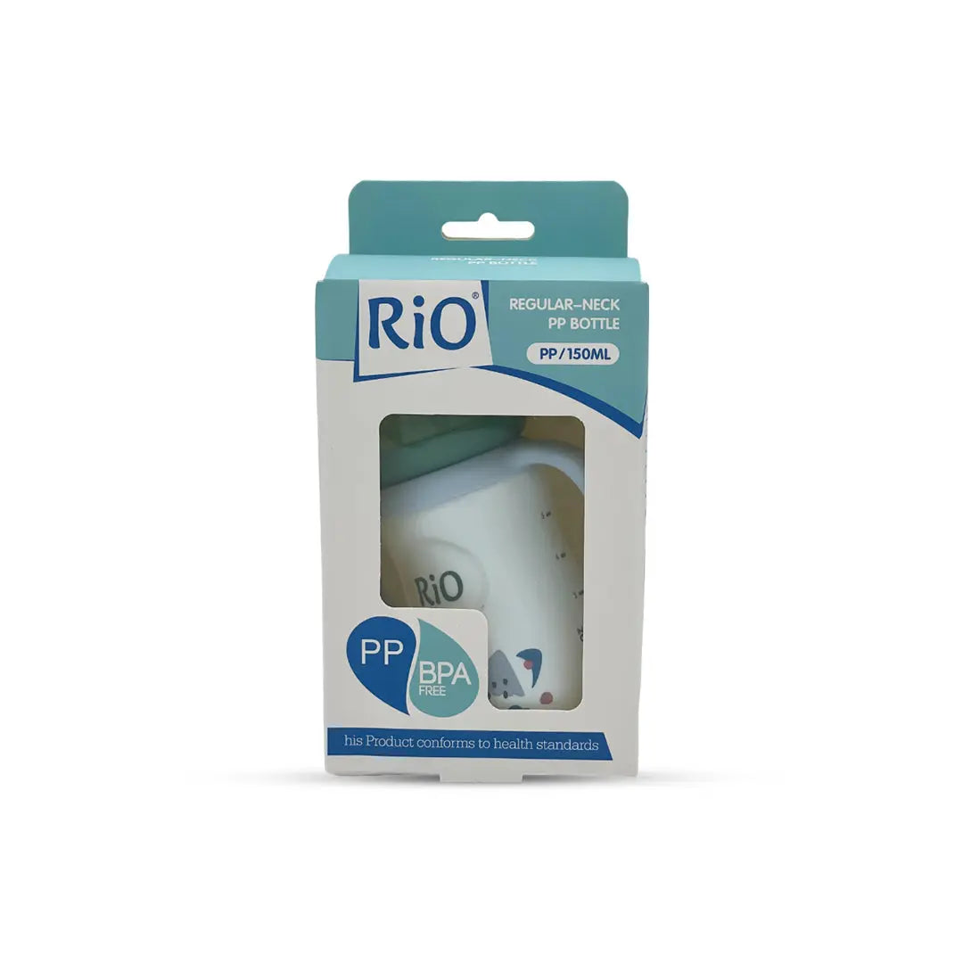 Rio's Regular Caliber-white PP Feeding Bottle (150 ml)