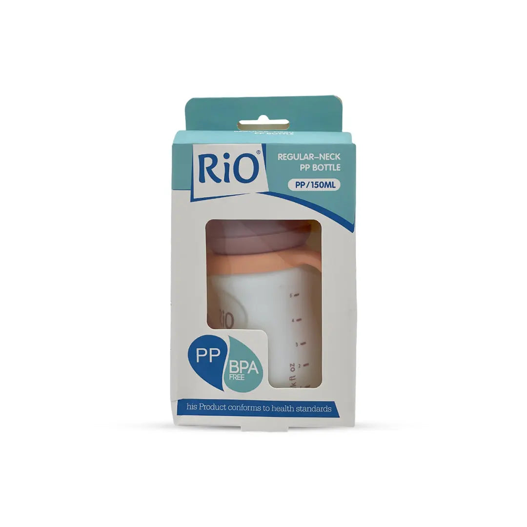 Rio's Regular Caliber-white PP Feeding Bottle (150 ml)