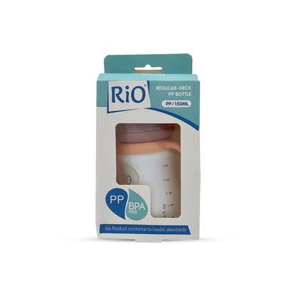 Rio's Regular Caliber-white PP Feeding Bottle (150 ml)