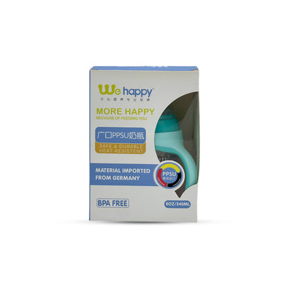 We Happy Extra Wide Caliber PPSU Feeding Bottle (240 ml)