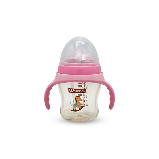 We Happy Extra Wide Caliber PPSU Feeding Bottle (240 ml)