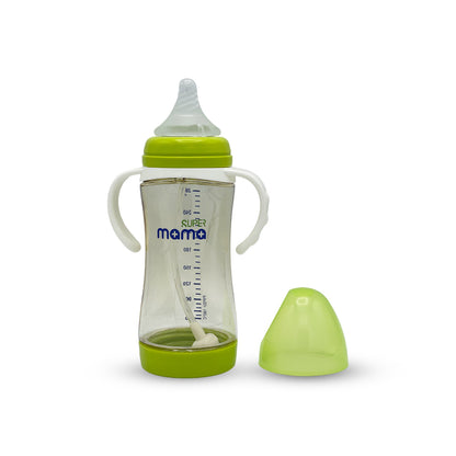 Super Mama Wide Caliber PPSU Feeding Bottle with handle (280 ml)