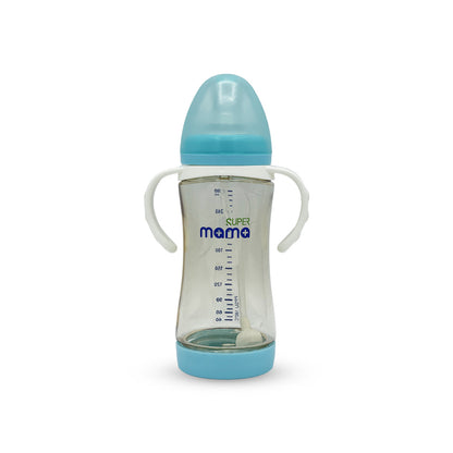 Super Mama Wide Caliber PPSU Feeding Bottle with handle (280 ml)