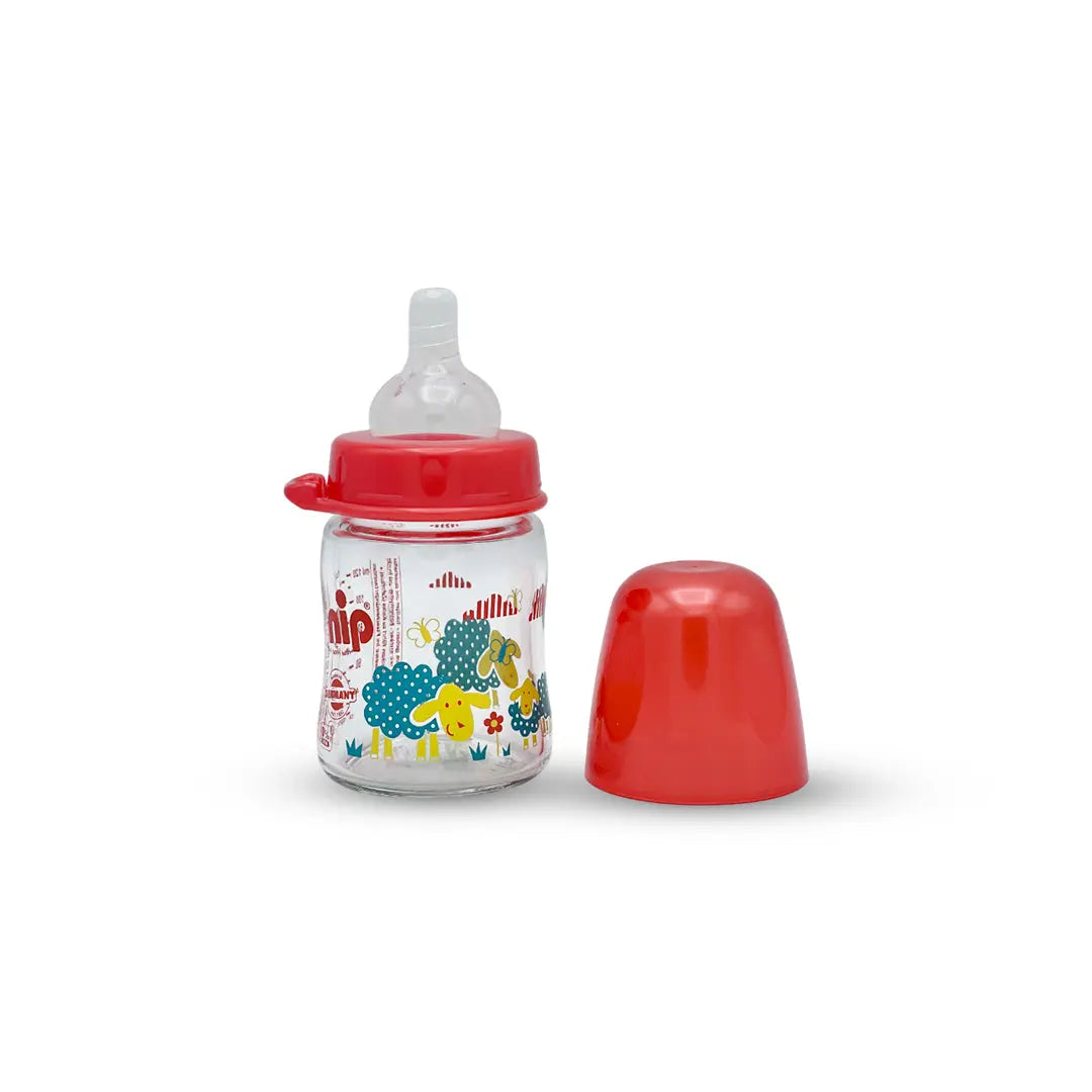 Le Petit Prince Wide Caliber Glass Feeding Bottle (120 ml)