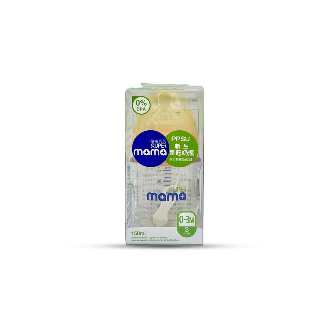 Super Mama Wide Caliber PPSU Feeding Bottle (150 ml)