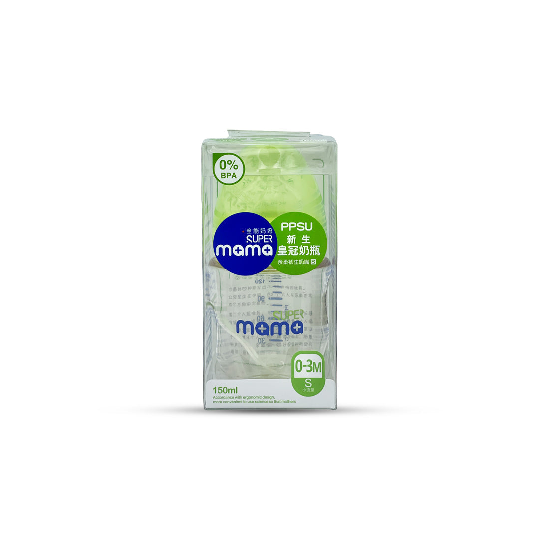 Super Mama Wide Caliber PPSU Feeding Bottle (150 ml)