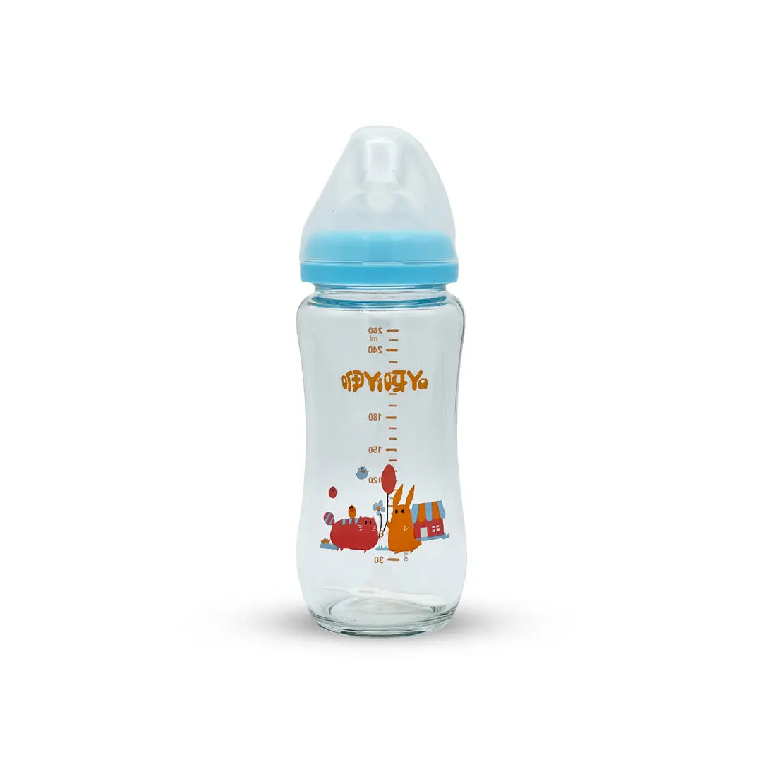 Wide Mouth Automatic Feeding Glass Bottle (260 ml)