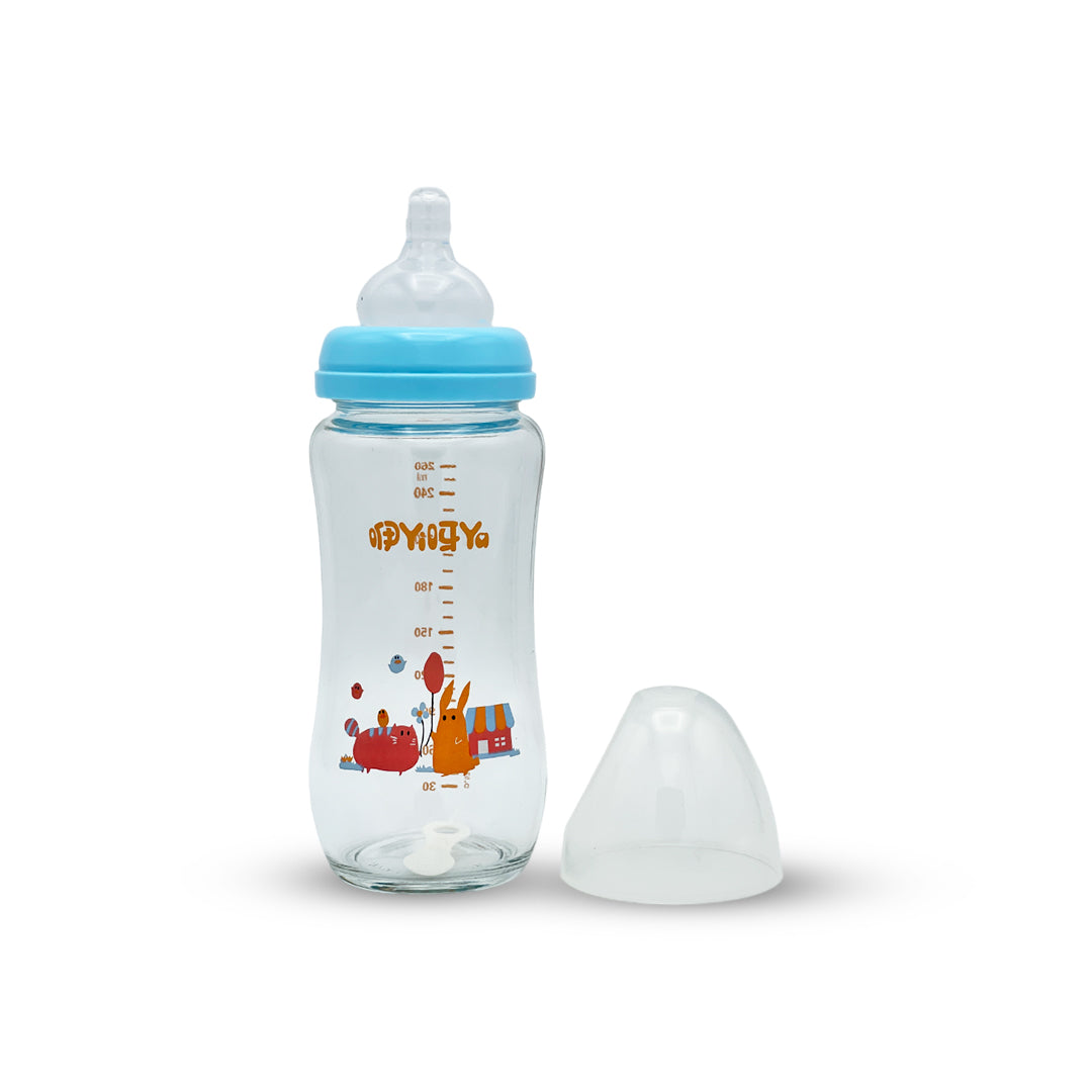 Wide Mouth Automatic Feeding Glass Bottle (260 ml)