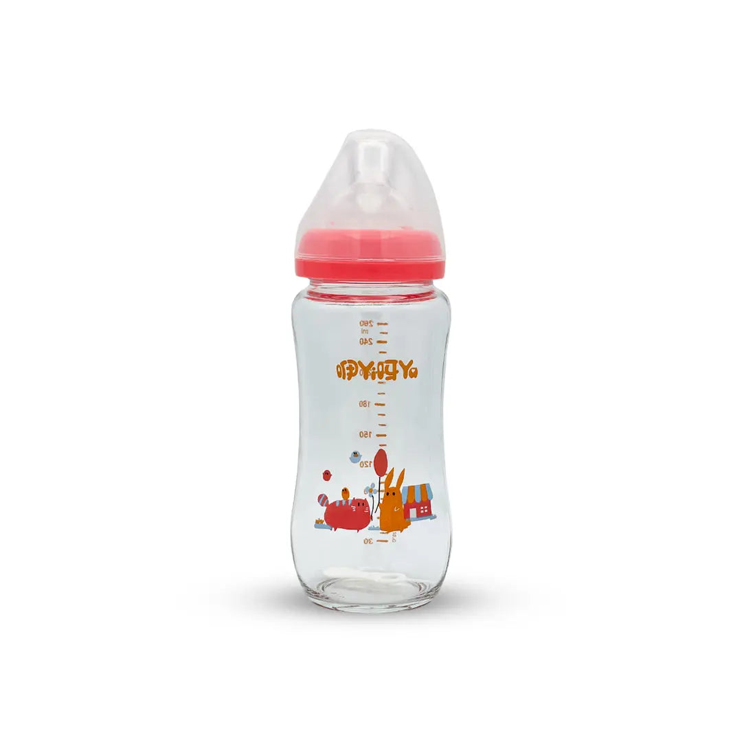 Wide Mouth Automatic Feeding Glass Bottle (260 ml)