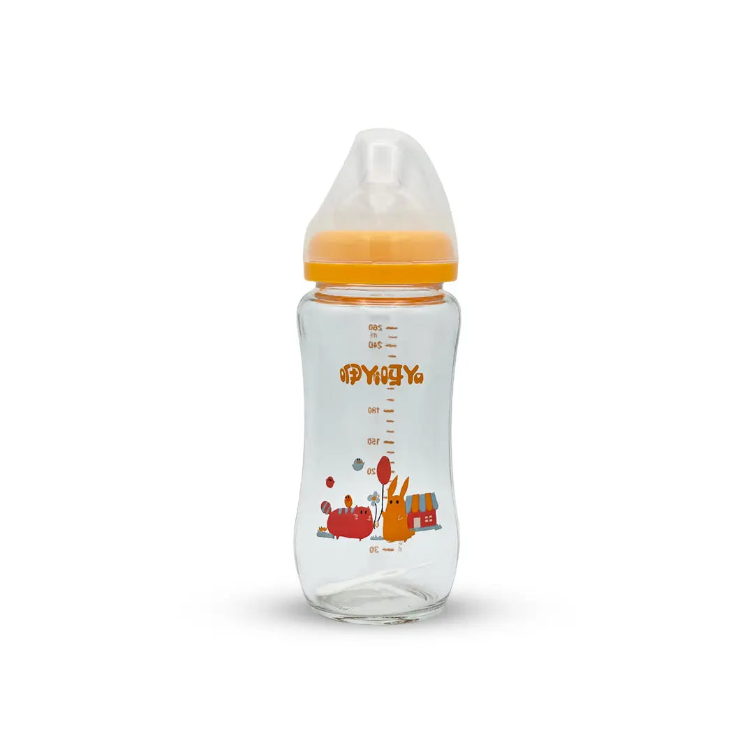 Wide Mouth Automatic Feeding Glass Bottle (260 ml)