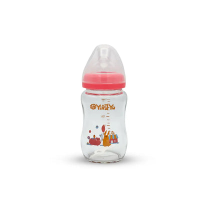 Wide Mouth Automatic Feeding Glass Bottle (180 ml)