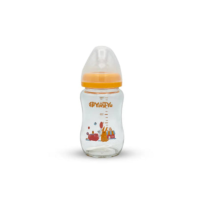 Wide Mouth Automatic Feeding Glass Bottle (180 ml)