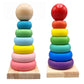 2-in-1 Wooden Learning Toy Set – Xylophone + Rainbow Stacking Tower (Pack of 2)